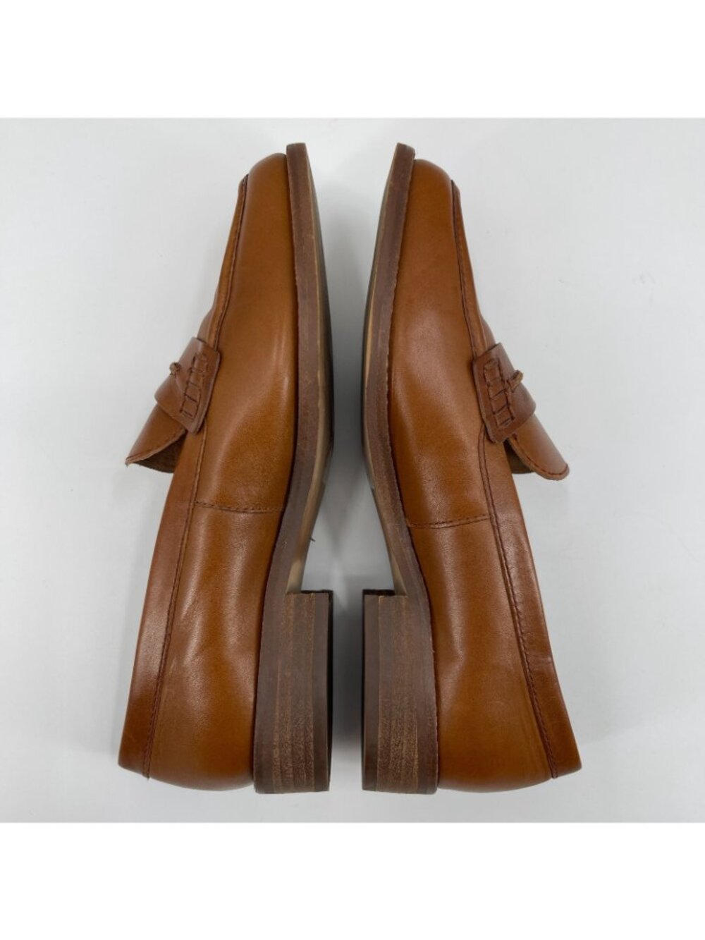 Madewell The Elinor Loafer Dark Chestnut Brown Leather Classic Preppy - Picture 2 of 11